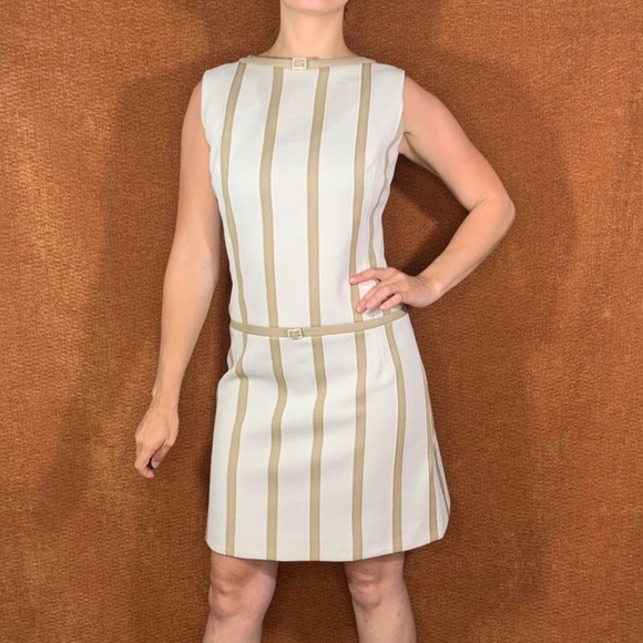 Vintage Alfred Warber of St Louis 60s Dress Jacket Set, Size S. - Picture 4 of 5